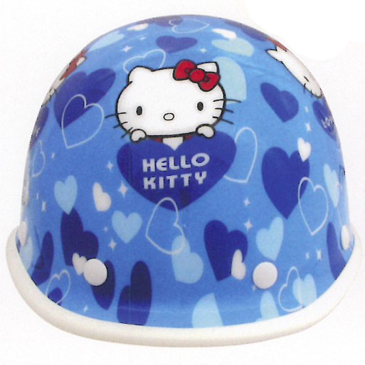HELLOKITTY防災用ヘルメットブルーハート